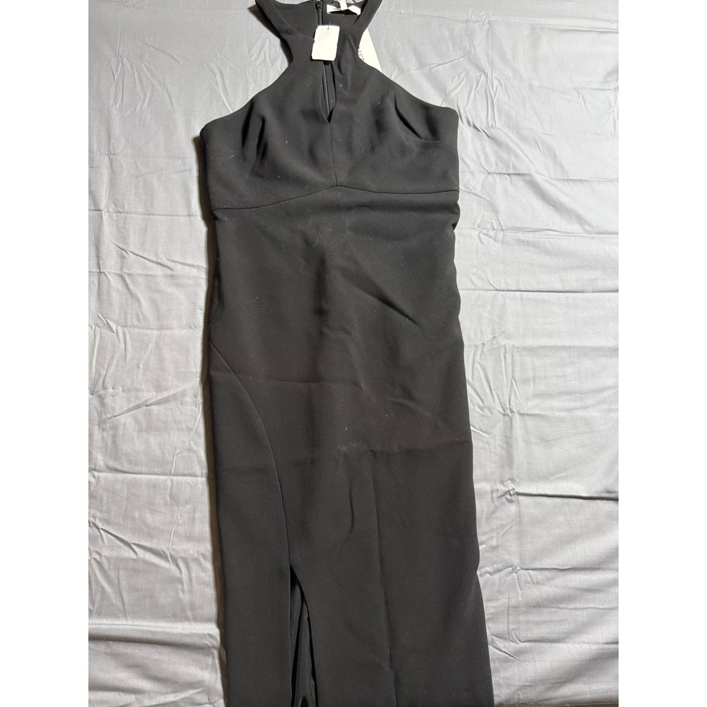 Likely Eiston Gown Women Size 12 Black New Halter Keyhole Maxi Dress YD283001LY